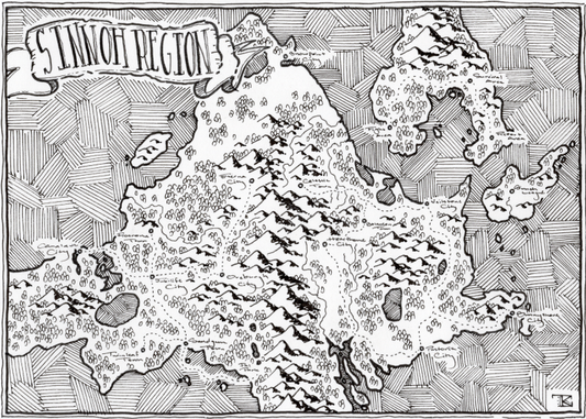 Sinnoh Region - Minimap