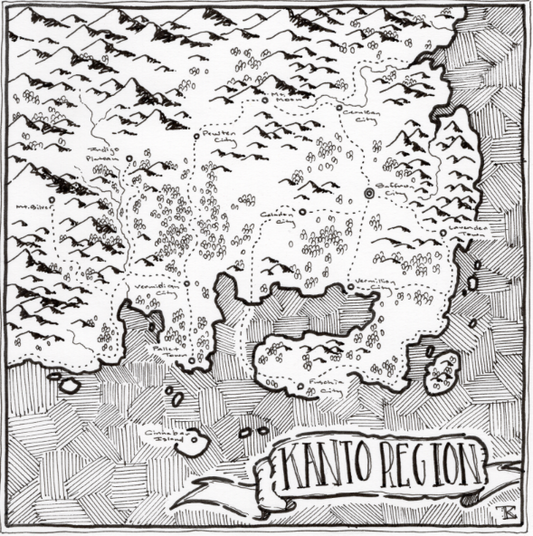 Kanto Region - Minimap