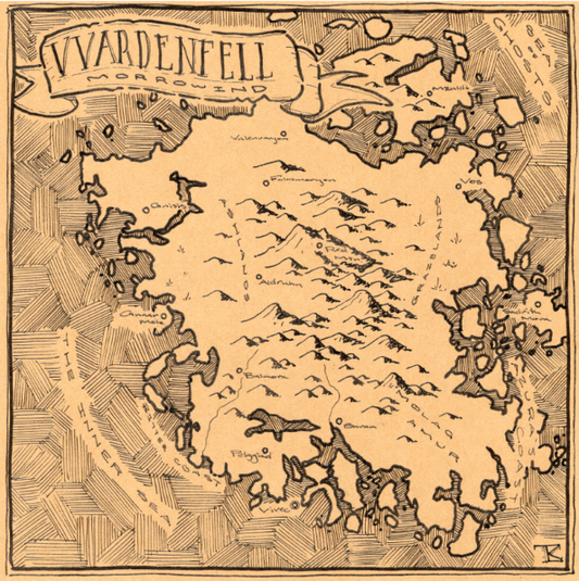 Vvardenfell - Minimap