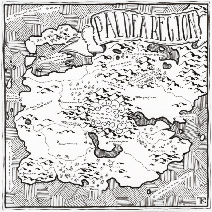 Paldea Region - Minimap
