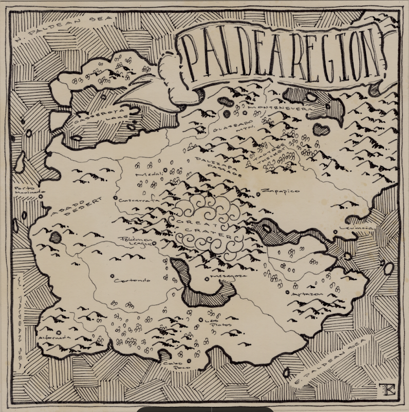 Paldea Region - Minimap