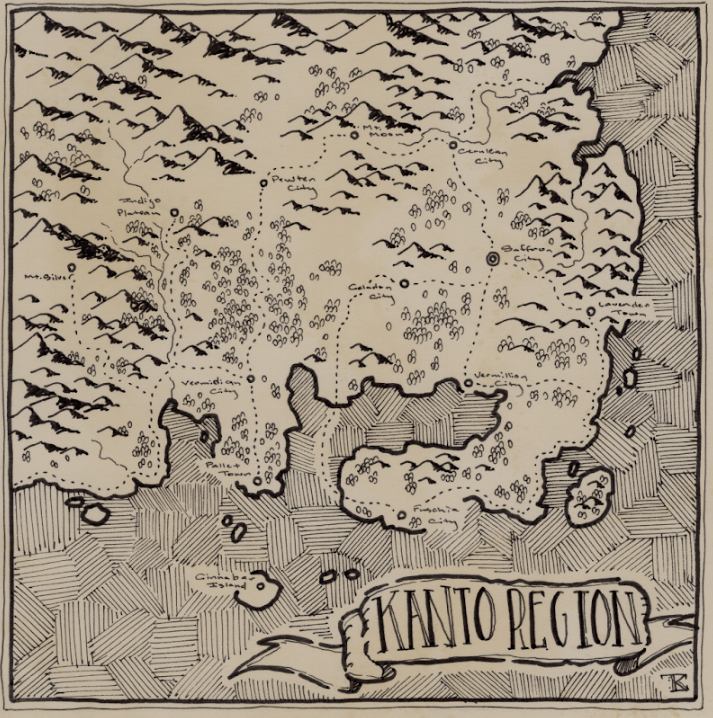 Kanto Region - Minimap