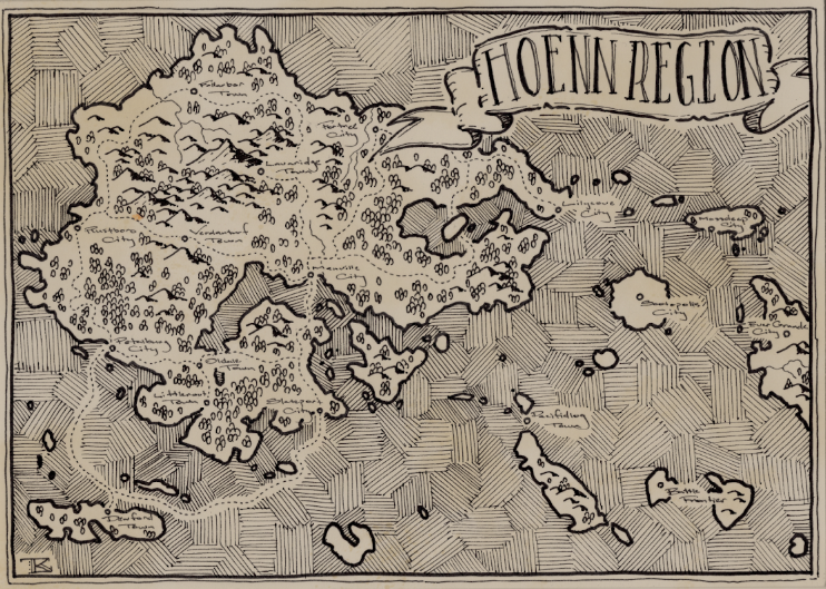 Hoenn Region - Minimap